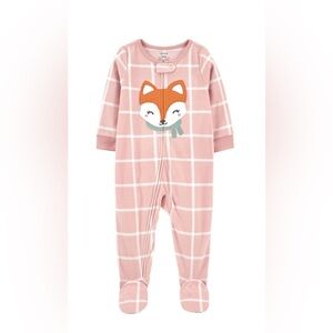 Carter’s Toddler 1-Piece Fox Fleece Footie Pajamas 3T